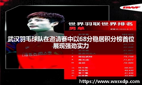 武汉羽毛球队在邀请赛中以68分稳居积分榜首位展现强劲实力