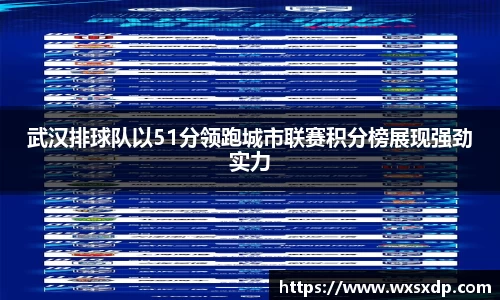 武汉排球队以51分领跑城市联赛积分榜展现强劲实力